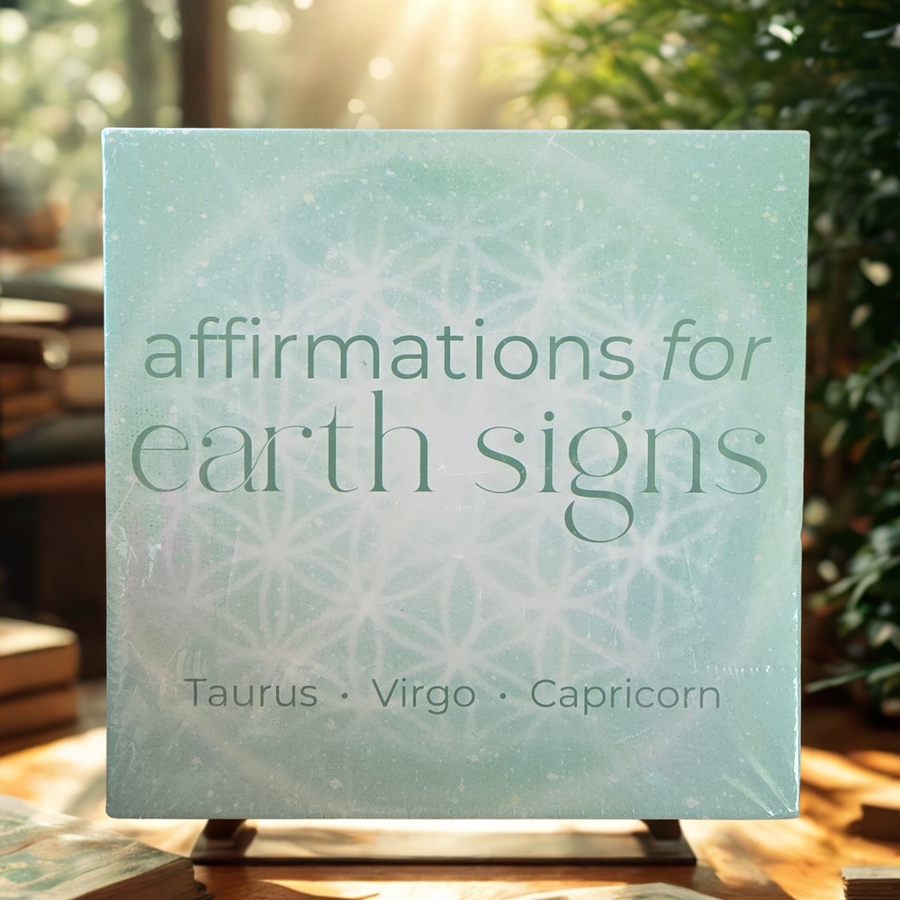 Affirmations for Zodiac Earth Signs Card Deck